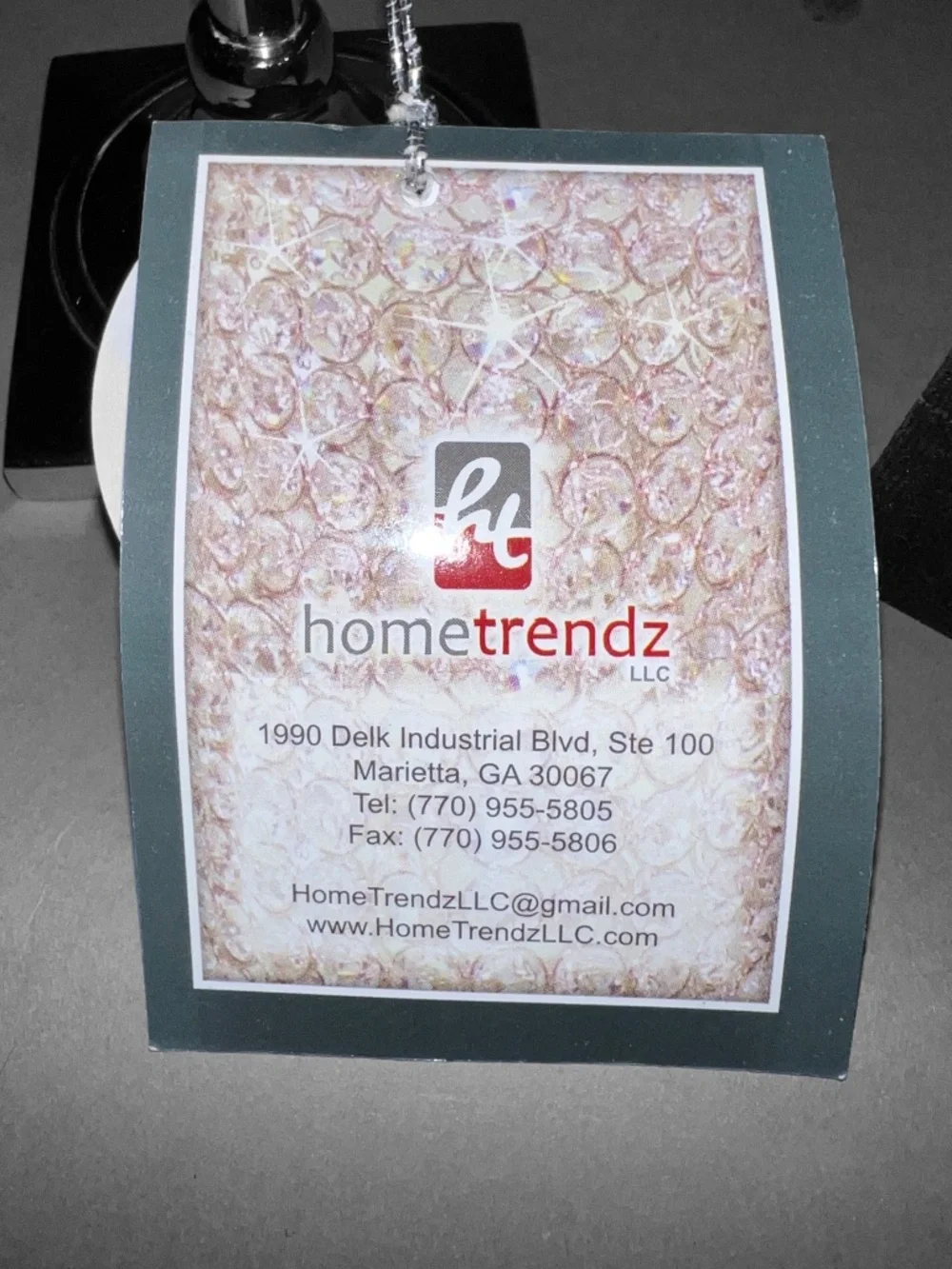 HomeTrendz 2 Square Crystal Pedestal Candle Holders